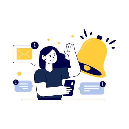 Start receiving alerts Image